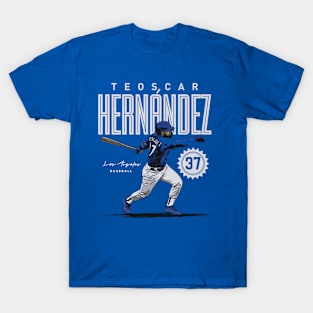 Teoscar Hernandez Los Angeles D Card T-Shirt